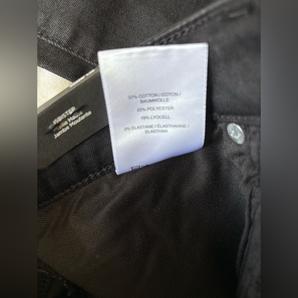 Silver Jeans NWT Ibister high rise skinny black size 22W 29” inseam pants - Picture 7 of 14